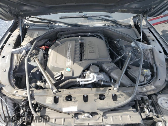 2014 BMW 7 Series 740Li with VIN WBAYE4C52ED138770, listed as a Copart auction lot 53647665 with 106,827 mi miles and Salvage title. Bid and sale history available at DreamBid. Image 11.