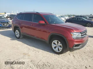 2019 Volkswagen Atlas SE with VIN 1V2DR2CA8KC604113, listed as a Copart auction lot 53108275 with 87,000 mi miles and Salvage title. Bid and sale history available at DreamBid. Image 4.