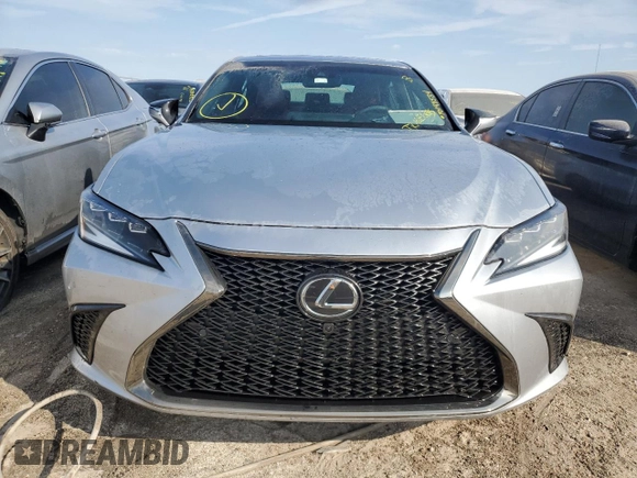 2023 Lexus ES with VIN 58ABA1C18PU035103, listed as a Copart auction lot 76198584 with 6,595 mi miles and Non Repairable. Bid and sale history available at carsss.com. Image 5.