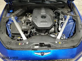 2022 Genesis G70 2.0T with VIN KMTG34TA0NU102417, listed as a Copart auction lot 56219354 with 16,109 mi miles and Salvage Title. Bid and sale history available at carsss.com. Image 11.