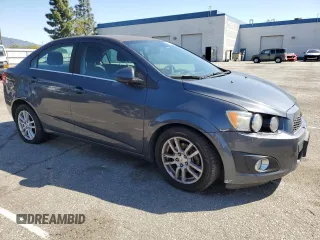 2012 Chevrolet Sonic LT with VIN 1G1JD5SH7C4187798, listed as a Copart auction lot 49811815 with 150,763 mi miles and Salvage title. Bid and sale history available at DreamBid. Image 4.
