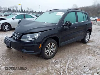 2017 Volkswagen Tiguan S with VIN WVGBV7AX8HK027148, listed as a IAAI auction lot 41215649 with 132,690 mi miles and . Bid and sale history available at DreamBid. Image 20.