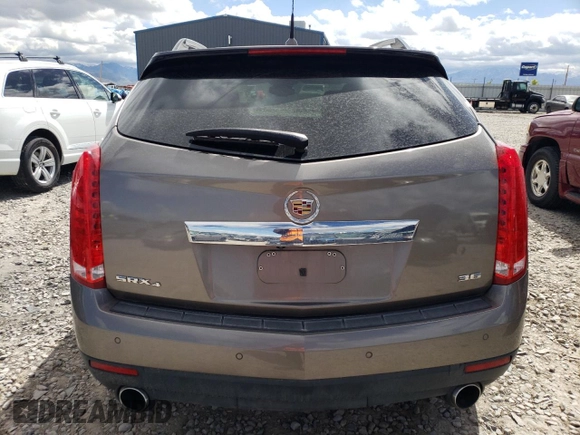 2012 Cadillac SRX Performance Collection with VIN 3GYFNEE34CS589833, listed as a Copart auction lot 56138324 with Not provided miles and Salvage title. Bid and sale history available at DreamBid. Image 6.