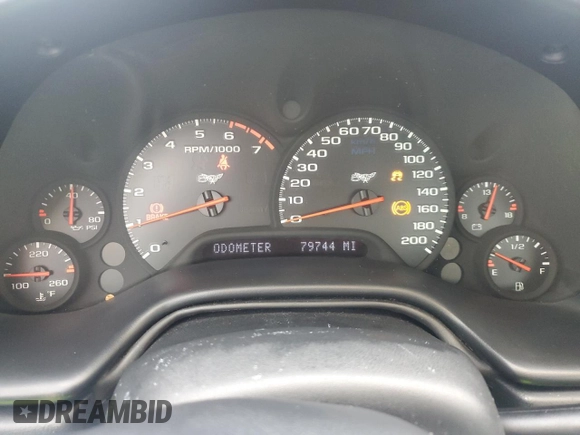 2003 Chevrolet Corvette with VIN 1G1YY22G635101903, listed as a Copart auction lot 48082105 with 79,744 mi miles and Clean Title. Bid and sale history available at carsss.com. Image 9.