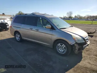 2007 Honda Odyssey EX-L with VIN 5FNRL38757B056657, listed as a Copart auction lot 54146975 with 172,157 mi miles and Clean Title. Bid and sale history available at carsss.com. Image 4.