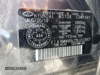 2020 Hyundai Elantra GT N Line with VIN KMHH55LC5LU123907, listed as a Copart auction lot 63770704 with 108,649 mi miles and Clean Title. Bid and sale history available at carsss.com. Image 13.