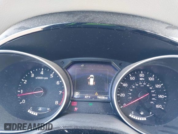 2015 Kia Sedona SX-L with VIN KNDME5C15F6046322, listed as a IAAI auction lot 41301459 with 76,026 mi miles and . Bid and sale history available at DreamBid. Image 7.