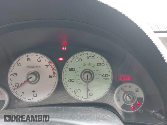 2002 Acura RSX Manual with VIN JH4DC53892C033246, listed as a IAAI auction lot 42042860 with 110,090 mi miles. Bid and sale history available at carsss.com. Image 7.