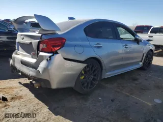 2018 Subaru WRX STI with VIN JF1VA2N64J9820970, listed as a Copart auction lot 88100335 with 85,341 mi miles and Salvage Title. Bid and sale history available at carsss.com. Image 3.