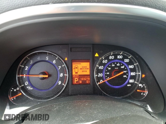 2009 Infiniti FX35 with VIN JNRAS18U39M104502, listed as a Copart auction lot 77545084 with 103,278 mi miles and Salvage Title. Bid and sale history available at carsss.com. Image 9.