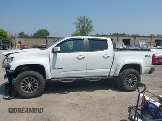 2019 Chevrolet Colorado 4WD ZR2 with VIN 1GCGTEEN9K1335858, listed as a IAAI auction lot 42447016 with 47,303 mi miles and . Bid and sale history available at DreamBid. Image 15.