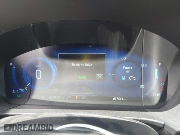 2021 Ford Escape Titanium Hybrid with VIN 1FMCU9DZ9MUA15184, listed as a IAAI auction lot 42093809 with 48,983 mi miles and . Bid and sale history available at DreamBid. Image 7.