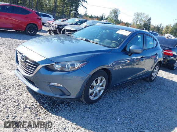 2015 Mazda 3 i Sport with VIN 3MZBM1K78FM185981, listed as a IAAI auction lot 42057365 with 80,934 mi miles and . Bid and sale history available at DreamBid. Image 2.