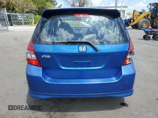 2007 Honda Fit Sport with VIN JHMGD38687S014318, listed as a Copart auction lot 53992935 with 59,504 mi miles and Clean title. Bid and sale history available at DreamBid. Image 6.