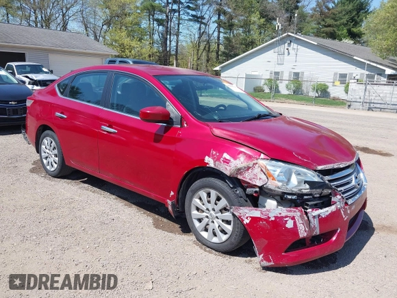 2014 Nissan Sentra S with VIN 3N1AB7AP0EL683916, listed as a IAAI auction lot 42091797 with 117,550 mi miles and . Bid and sale history available at DreamBid. Image 1.