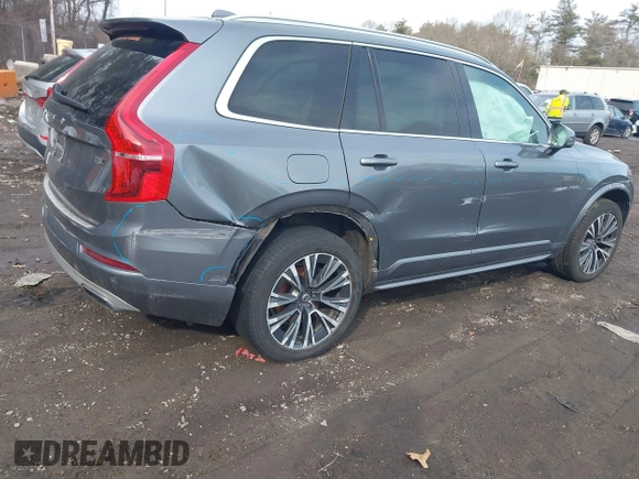 2020 Volvo XC90 Momentum with VIN YV4102PK7L1568457, listed as a IAAI auction lot 41564123 with 62,048 mi miles. Bid and sale history available at carsss.com. Image 6.