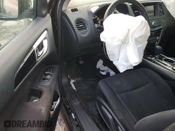2013 Nissan Pathfinder S with VIN 5N1AR2MM7DC646896, listed as a Copart auction lot 88399975 with 0 mi miles and Salvage Title. Bid and sale history available at carsss.com. Image 8.