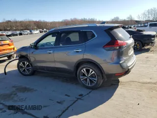 2019 Nissan Rogue SV with VIN JN8AT2MV6KW401800, listed as a Copart auction lot 51526515 with 54,587 mi miles and Salvage Title. Bid and sale history available at carsss.com. Image 2.