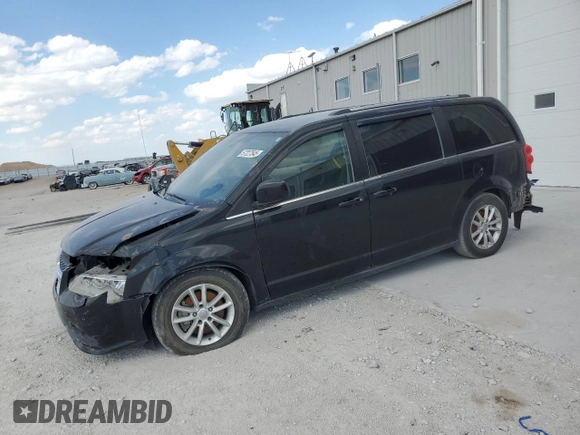 2018 Dodge Grand Caravan SXT z VIN 2C4RDGCG0JR267403, wystawiony jako Copart lot #57227545 z przebiegiem 117 549 mil mil oraz Szkoda całkowita • Salvage title. Historia ofert i sprzedaży dostępna na DreamBid. Obrazek 1.