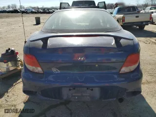 2001 Hyundai Tiburon with VIN KMHJG25F11U261457, listed as a Copart auction lot 43012635 with 165,625 mi miles and Salvage Title. Bid and sale history available at carsss.com. Image 6.