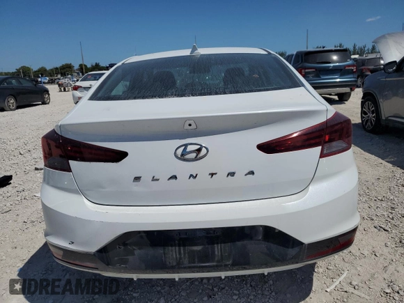 2020 Hyundai Elantra SEL with VIN 5NPD84LF3LH559891, listed as a Copart auction lot 53544515 with 69,637 mi miles and Salvage Title. Bid and sale history available at DreamBid. Image 6.