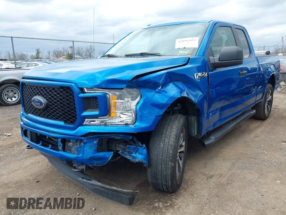 2019 Ford F-150 XL with VIN 1FTEX1EP3KFA11345, listed as a IAAI auction lot 42036915 with 136,608 mi miles. Bid and sale history available at carsss.com. Image 6.