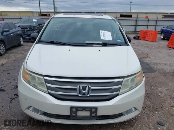 2013 Honda Odyssey Touring with VIN 5FNRL5H96DB074819, listed as a IAAI auction lot 41898358 with 123,428 mi miles and . Bid and sale history available at carsss.com. Image 12.