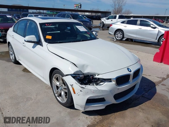 2013 BMW 3 Series 328i with VIN WBA3A5C5XDF353389, listed as a IAAI auction lot 41625851 with 153,522 mi miles. Bid and sale history available at carsss.com. Image 1.