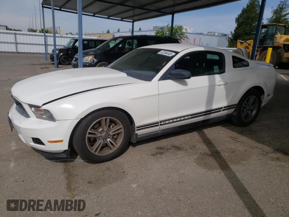 2012 Ford Mustang V6 Premium with VIN 1ZVBP8AM7C5226870, listed as a Copart auction lot 53284445 with 92,822 mi miles and Salvage Title. Bid and sale history available at carsss.com. Image 1.