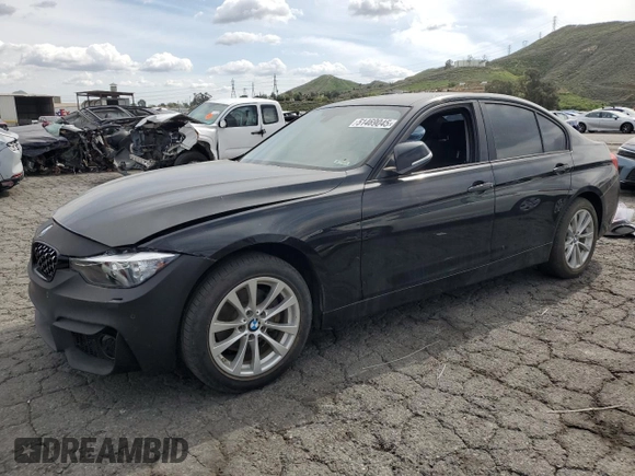 2017 BMW 3 Series 320i with VIN WBA8E1G37HNU17007, listed as a Copart auction lot 51469045 with 20,197 mi miles and Salvage Title. Bid and sale history available at carsss.com. Image 1.