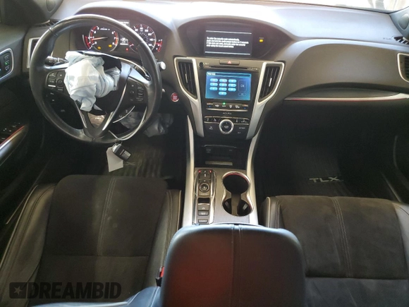 2020 Acura TLX w/A-Spec Pkg with VIN 19UUB3F66LA002442, listed as a Copart auction lot 57103055 with 92,005 mi miles and Salvage title. Bid and sale history available at DreamBid. Image 8.