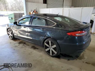 2020 Ford Fusion Plug-In Hybrid Titanium with VIN 3FA6P0SU0LR105007, listed as a Copart auction lot 46318815 with 79,383 mi miles and Salvage Title. Bid and sale history available at carsss.com. Image 2.