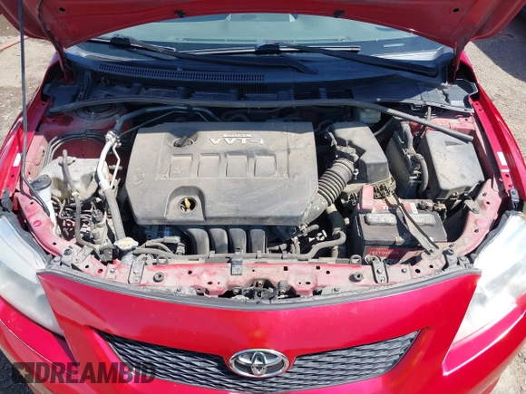 2009 Toyota Corolla with VIN 1NXBU40E99Z122454, listed as a IAAI auction lot 41999898 with 202,958 mi miles. Bid and sale history available at carsss.com. Image 10.