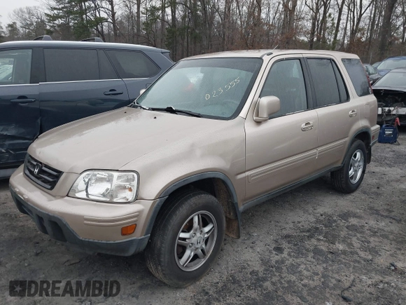 2000 Honda CR-V SE with VIN JHLRD1877YS023555, listed as a IAAI auction lot 41625009 with 164,000 mi miles. Bid and sale history available at carsss.com. Image 2.