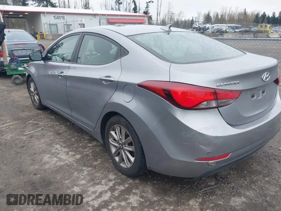 2015 Hyundai Elantra SE with VIN 5NPDH4AE2FH604575, listed as a IAAI auction lot 41915640 with 128,408 mi miles and . Bid and sale history available at DreamBid. Image 3.