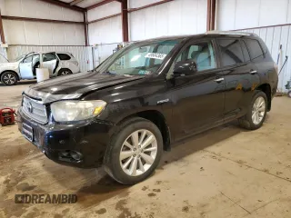 2009 Toyota Highlander Hybrid with VIN JTEEW41A792034341, listed as a Copart auction lot 49604365 with 232,147 mi miles and Salvage Title. Bid and sale history available at carsss.com. Image 1.