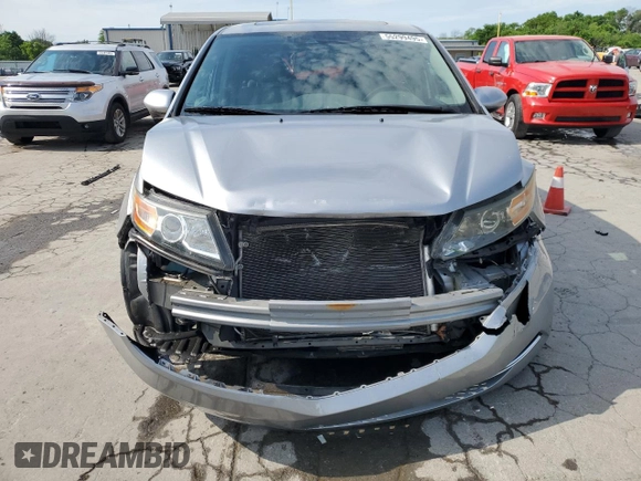 2016 Honda Odyssey EX-L with VIN 5FNRL5H66GB132308, listed as a Copart auction lot 55299495 with 143,174 mi miles and Salvage Title. Bid and sale history available at DreamBid. Image 5.