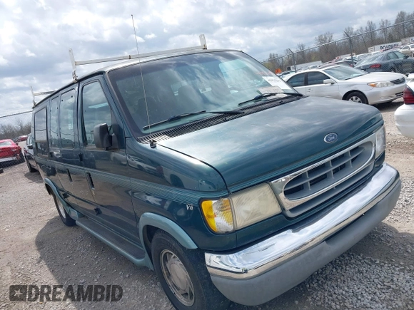1999 Ford Econoline Cargo with VIN 1FDRE14W4XHC30466, listed as a IAAI auction lot 41935293 with 276,092 mi miles. Bid and sale history available at carsss.com. Image 1.