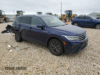 2022 Volkswagen Tiguan SE with VIN 3VV3B7AX9NM124110, listed as a Copart auction lot 49133975 with 22,292 mi miles and Salvage title. Bid and sale history available at DreamBid. Image 4.