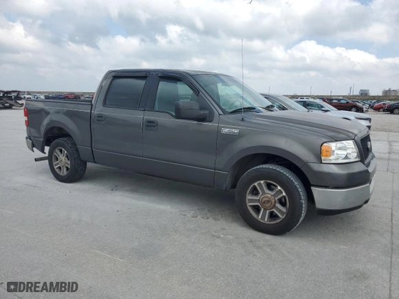 2005 Ford F-150 XLT with VIN 1FTPW12595FA96968, listed as a Copart auction lot 51108835 with 0 mi miles and Salvage Title. Bid and sale history available at carsss.com. Image 4.