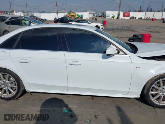 2016 Audi A4 Premium Plus with VIN WAUFFAFL0GN011736, listed as a IAAI auction lot 41446235 with 134,446 mi miles. Bid and sale history available at carsss.com. Image 13.