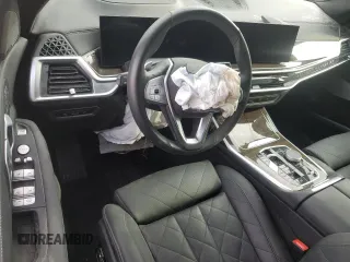 2024 BMW X7 xDrive40i with VIN 5UX23EM09R9T85217, listed as a Copart auction lot 47038835 with 0 mi miles and Salvage Title. Bid and sale history available at carsss.com. Image 8.