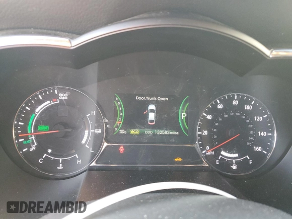 2012 Kia Optima Hybrid with VIN KNAGM4AD7C5024862, listed as a Copart auction lot 53484245 with 132,583 mi miles and Salvage Title. Bid and sale history available at carsss.com. Image 9.