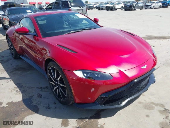 2020 Aston Martin Vantage with VIN SCFSMGAW6LGN04512, listed as a IAAI auction lot 41737361 with 26,792 mi miles. Bid and sale history available at carsss.com. Image 1.