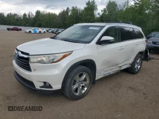 2015 Toyota Highlander Limited with VIN 5TDDKRFHXFS115661, listed as a Copart auction lot 57971305 with 245,428 mi miles and Clean title. Bid and sale history available at DreamBid. Image 1.