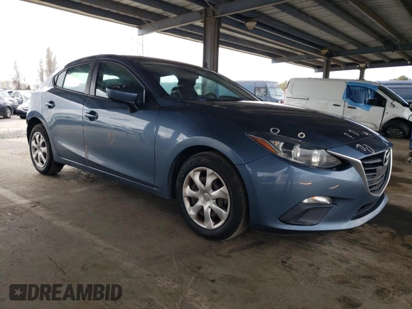 2016 Mazda 3 i Sport with VIN 3MZBM1J70GM323581, listed as a Copart auction lot 49866765 with 147,653 mi miles and Salvage Title. Bid and sale history available at DreamBid. Image 4.