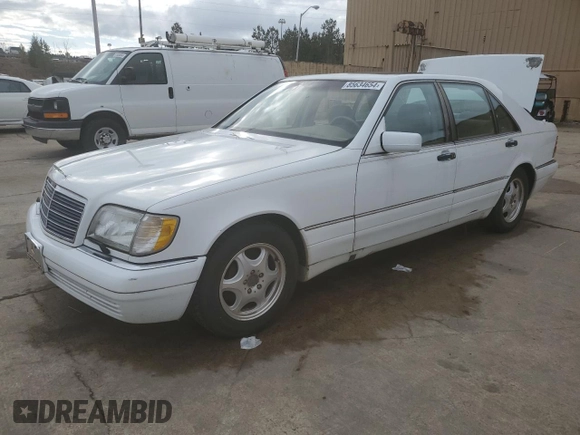 1998 Mercedes-Benz S-Class with VIN WDBGA43G3WA400616, listed as a Copart auction lot 85634654 with 226,066 mi miles and Clean Title. Bid and sale history available at carsss.com. Image 1.