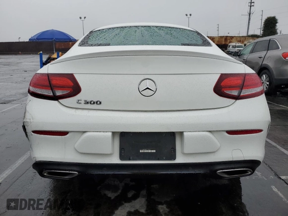 2021 Mercedes-Benz C 300 with VIN W1KWJ8DB8MG102764, listed as a Copart auction lot 47876945 with 55,479 mi miles and Salvage title. Bid and sale history available at DreamBid. Image 6.