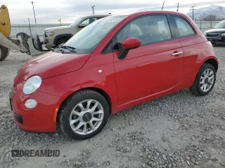 2017 FIAT 500 Pop with VIN 3C3CFFKRXHT555325, listed as a Copart auction lot 41814045 with 75,314 mi miles and Salvage title. Bid and sale history available at DreamBid. Image 1.