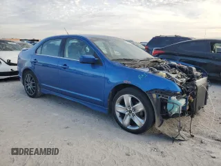 2011 Ford Fusion SPORT with VIN 3FAHP0DC1BR218198, listed as a Copart auction lot 42527465 with 126,250 mi miles and Salvage Title. Bid and sale history available at carsss.com. Image 4.